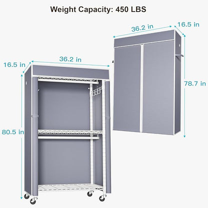 FUTASSI White Clothing Rack - Image 5