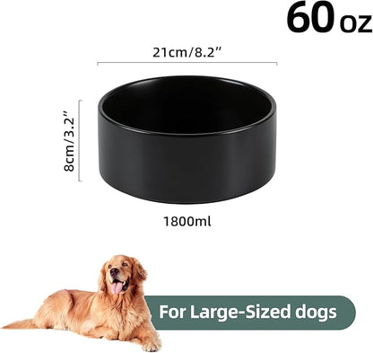 Non-Slip 8.2inch Ceramic Dog Food and Water Bowl - Image 2