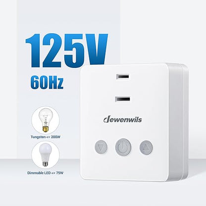 DEWENWILS Plug-in Lamp Dimmer Switch, Wireless Remote Dimmer Plug - Image 6