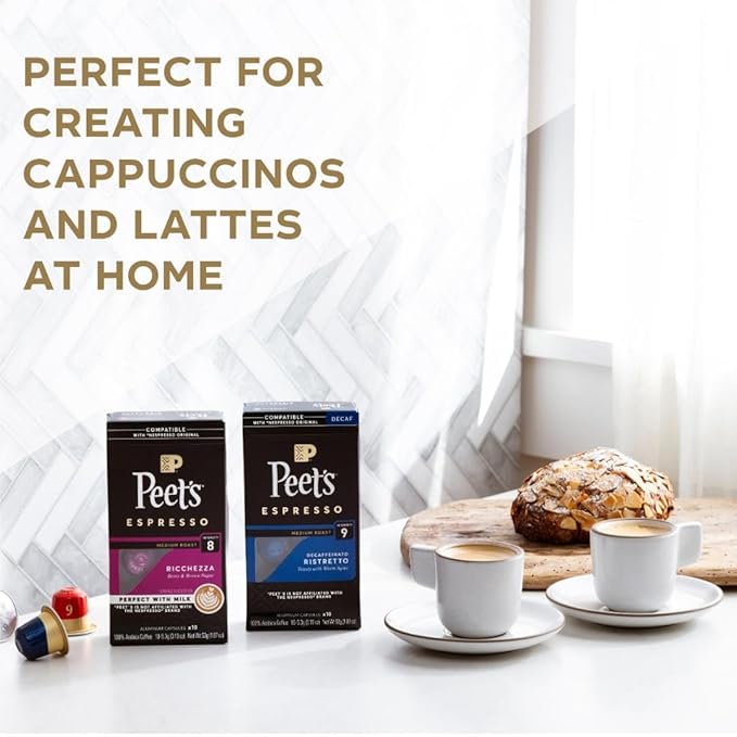 Peet's Coffee, Dark Roast Espresso Capsules, Compatible - Image 5