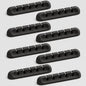 USB Cable Organizer Clips Cord Holder, 8 Packs Black Self Adhesive Desk Cord by Apromisith