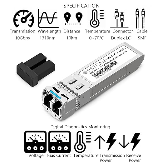 OPSTRAN 10GBASE-LR SFP+ Optical Transceiver Module Compatible - Image 2
