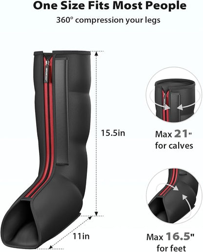 CINCOM Leg Massager with Heat and Compression - Image 5