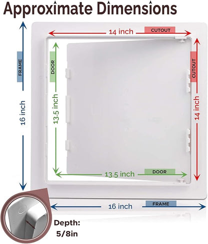 Morvat Access Panel 14x14 Inch for Drywall & Ceiling - Image 2