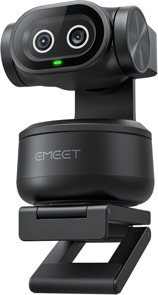 EMEET PIXY Dual-Camera AI-Powered PTZ Camera 4K, AI Tracking, PDAF&AI Autofocus by EMEET