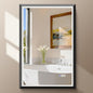 USHOWER 36X24 LED Bathroom Mirror by USHOWER
