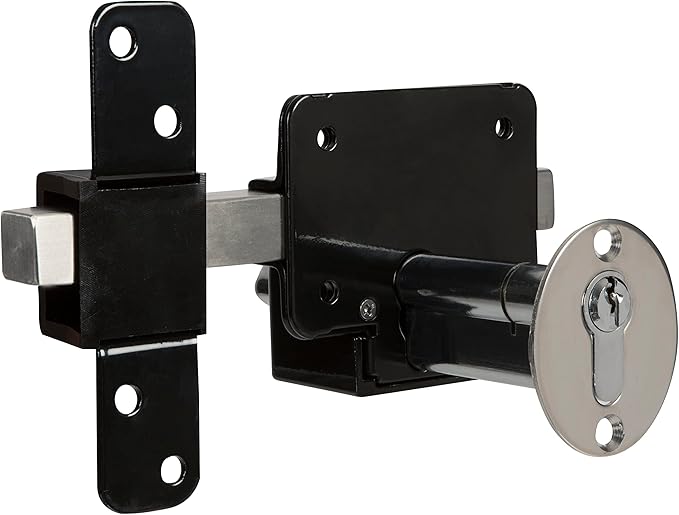 GateMate Long Throw Gate Lock, Euro Profile Keyed Both Sides Gate Lock - Image 3