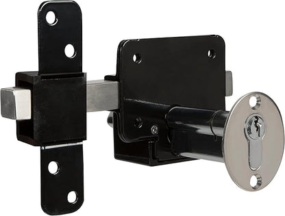 GateMate Long Throw Gate Lock, Euro Profile Keyed Both Sides Gate Lock - Image 3