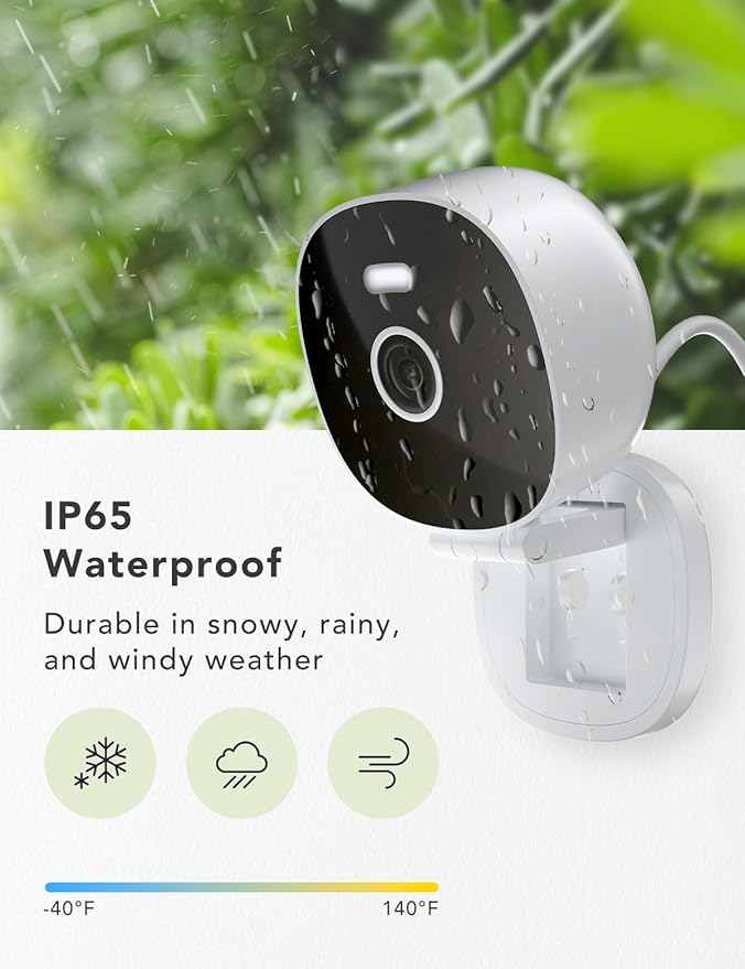 2K Security Camera Wired, Outdoor/Indoor - Image 2