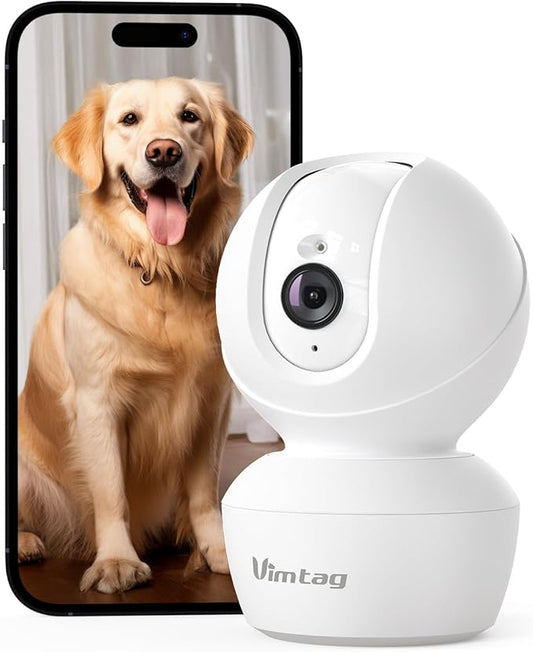 VIMTAG 4MP 5G Security Camera Indoor, Pet Camera by Vimtag