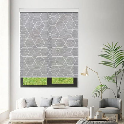 Tipiace Motorized Blinds with Remote Window Roller Shade Wireless Rechargeable - Image 4