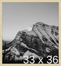 Frame It Easy 33 x 36 Wheat Wood Frame by FrameItEasy