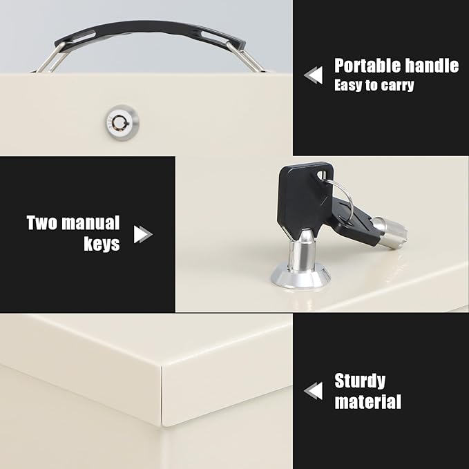 xydled Fire Resistant Safe Fire Safe Box - Image 4