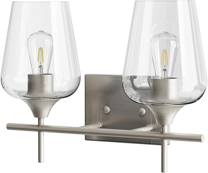 VONLUCE Bathroom Vanity Light, 2 Light Bathroom Light Fixture Over Mirror - Image 9