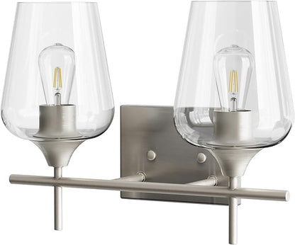 VONLUCE Bathroom Vanity Light, 2 Light Bathroom Light Fixture Over Mirror - Image 9