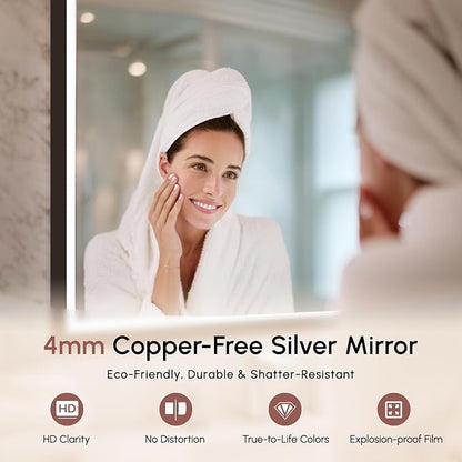 USHOWER 22X30 LED Bathroom Mirror - Image 7