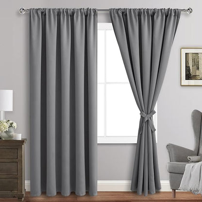 JIUZHEN Blackout Curtains for Bedroom by JIUZHEN