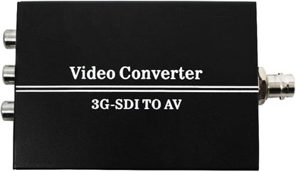 HDSUNWSTD HD 3G SDI to AV CVBS Video Converter Support 1080P L/R Audio Output by HDSUNWSTD