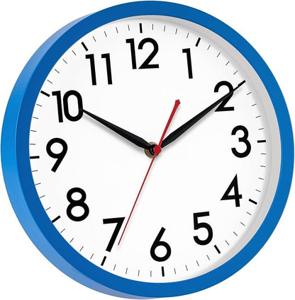 AKCISOT Wall Clock 10 Inch Silent Non-Ticking Modern Clocks Battery Operated - Image 7