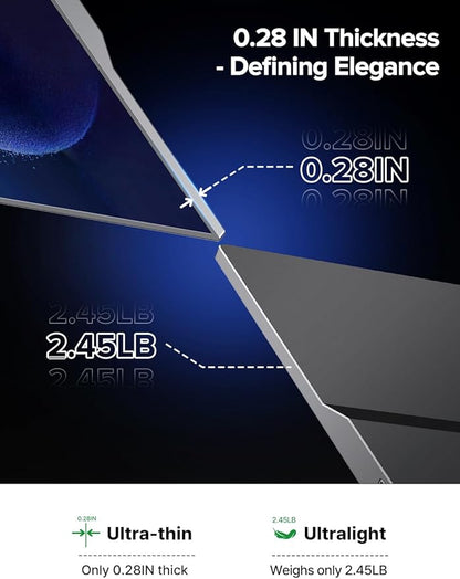 EVICIV Portable Monitor Touchscreen 15.6”, 125% sRGB 1080P IPS 10-Point Touch - Image 5