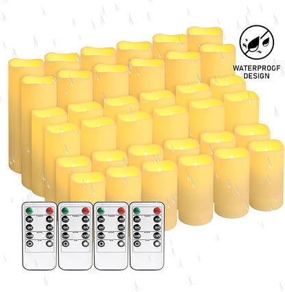 36Pack Flameless LED Candles, Waterproof - Image 2