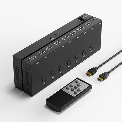 7 HDMI Converter with 4k@60Hz HDMI Switch & Infrared Remote Control by Arector