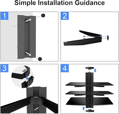 suptek 3 Floating Shelf Wall Bracket - Image 6