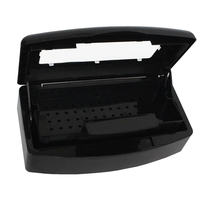 Nail Tool Sterilizer Box, Plastic Sterilization Tray by TOPCOMWW