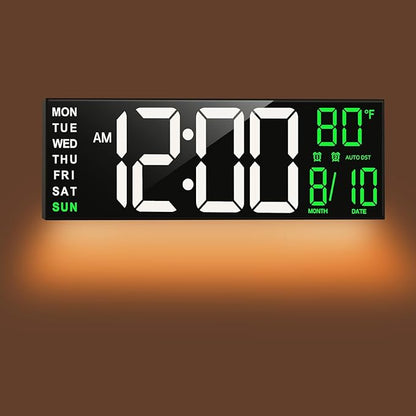 TrophyRak 16" Large Digital Wall Mount Clock, Count Down Timer, Big LED by TrophyRak
