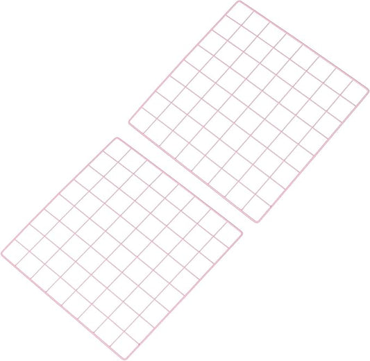 PATIKIL 16"x16" Wire Grid Panel, 2 Pack Board Photo Pictures Memo Display Grid by PATIKIL