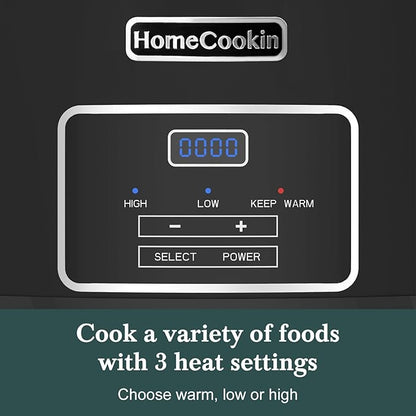 HOMECOOKIN 6-Quart Programmable Slow Cooker - Image 5