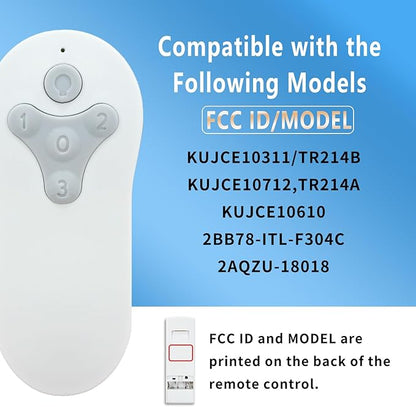 Ceiling Fan Remote Control Replacement, Compatible - Image 3