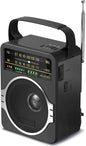 JEUJUG Portable AM FM Radio, FM Radio Built-in Rechargeable Battery/DC D*4 Cell by JEUJUGONTHEGO