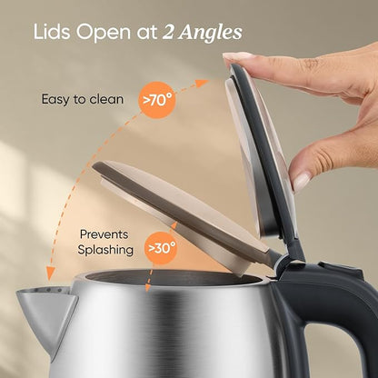 COSORI Electric Kettle, Plastic-Free Interior, 2 Lid Opening Angles, Automatic - Image 2