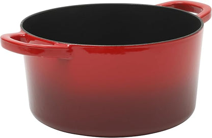 Crock Pot Artisan 7-Quart Round Enameled Cast Iron Dutch Oven - Image 5