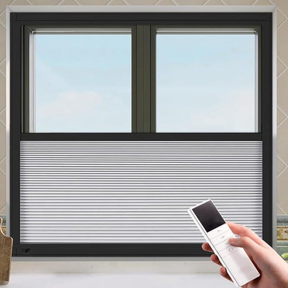 LEXEN Smart Bottom Up Honeycomb Shades WiFi Enabled Motorized Cellular Blinds by Unknown