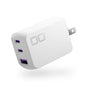 CIO 65W USB C Charger Block, Max 67W GaN Fast Charging Brick w/Dual Type-C by CIO
