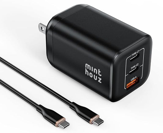 Minthouz 100W GaN Charger, 3-Port PD3.0 Fast Charging Station by Minthouz