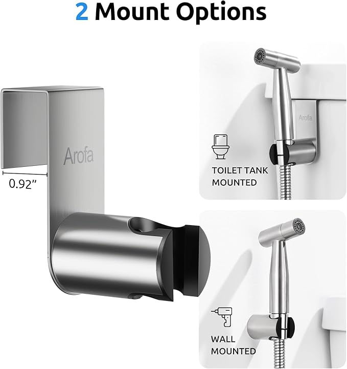 Arofa Hands-Free Handheld Bidet Sprayer - Image 6