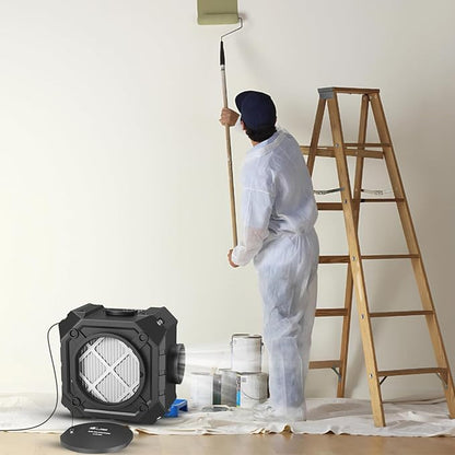 M-T Air Scrubber with 3 Stage Filtration, Stackable Negative Air Machine - Image 6