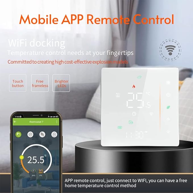 Matybobe WiFi Smart Thermostat Temperature Controller Weekly Programmable - Image 5