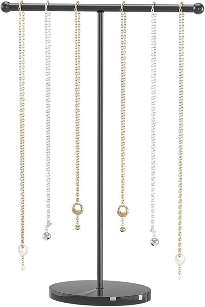 Justsoso Metal T-Bar Necklace Holder Stand, Necklace Hanging Display Stand by FocusOnJewelryDisplay