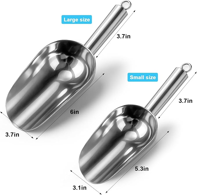 Stainless Steel Ice Scoop for Freezer - Image 5