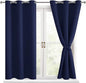 Hiasan Short Blackout Curtains for Bedroom by Hiasan