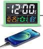 Digital Alarm Clock, with 5.5" Large LED Time Display, Adjustable Alarm Volume by JALL