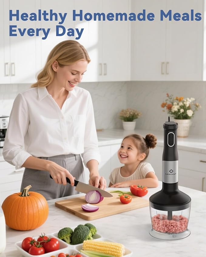 LINKChef 7-in-1 Immersion Blender, 800W Hand Blender - Image 8
