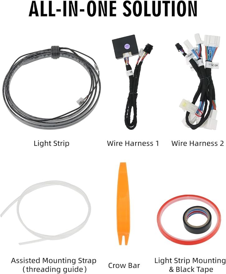 MAIMEIMI Ambient Light with Blind Spot Warning LED Compatible - Image 7