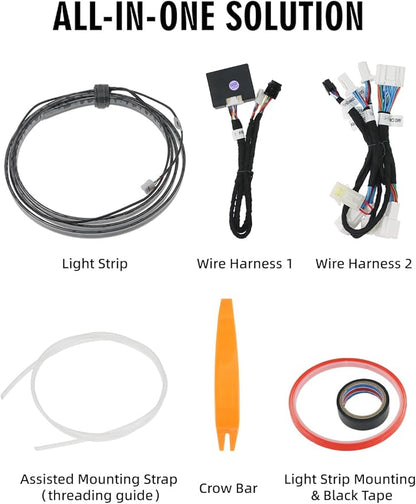 MAIMEIMI Ambient Light with Blind Spot Warning LED Compatible - Image 7