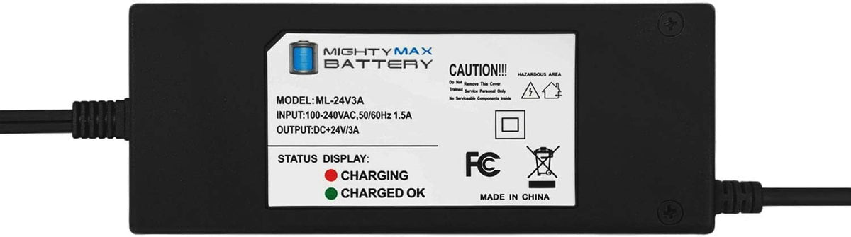 24 Volt 3 Amp Wheelchair Battery Charger