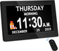10.1'' Extra Large Digital Clock, 1280*800p HD Display, Dementia Clock by Flyruit